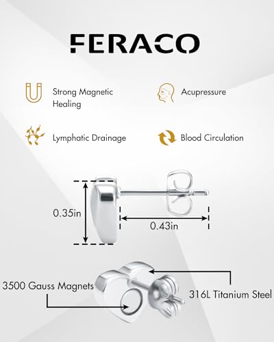 Feraco Lymphatic Drainage Earrings for Women Weight Loss