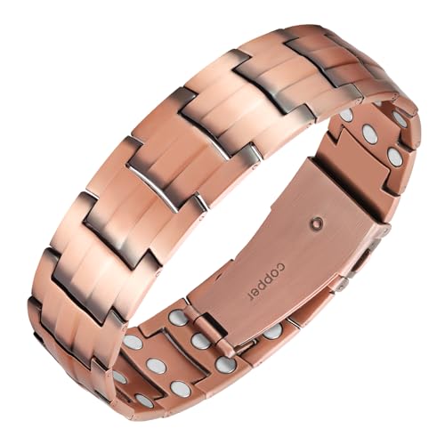 Feraco 3X Strength Copper Bracelets for Men
