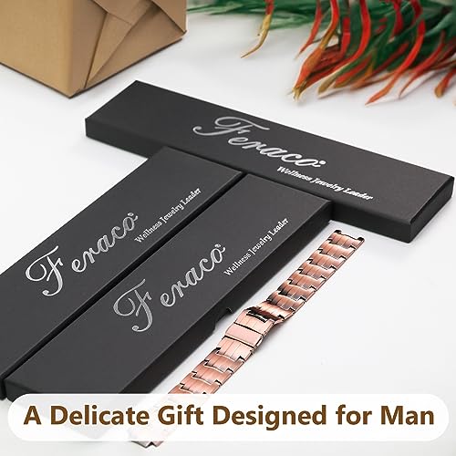 Feraco 3X Strength Copper Bracelets for Men