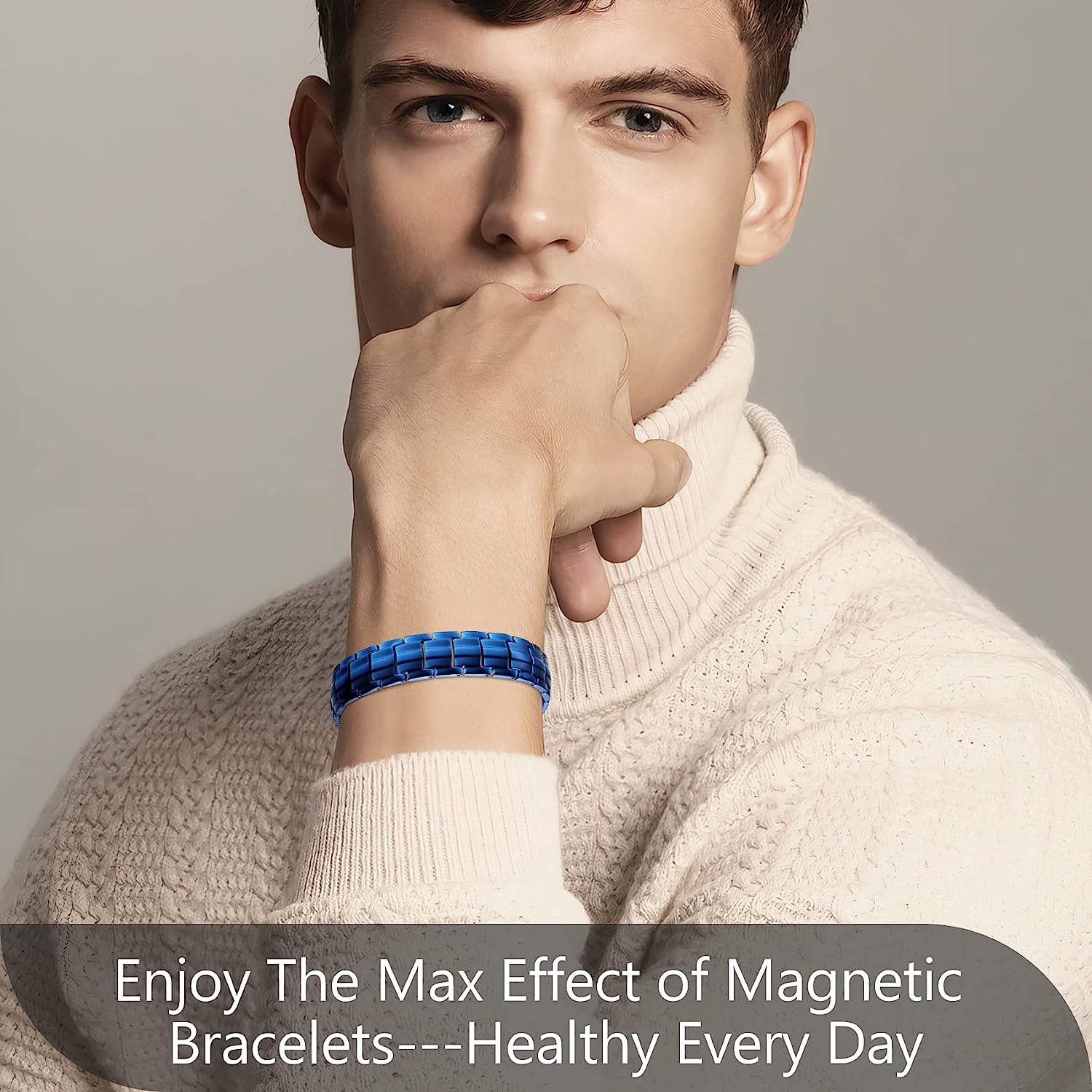 Germanium Infrared negative ion 4 Elements magnetic bracelet
