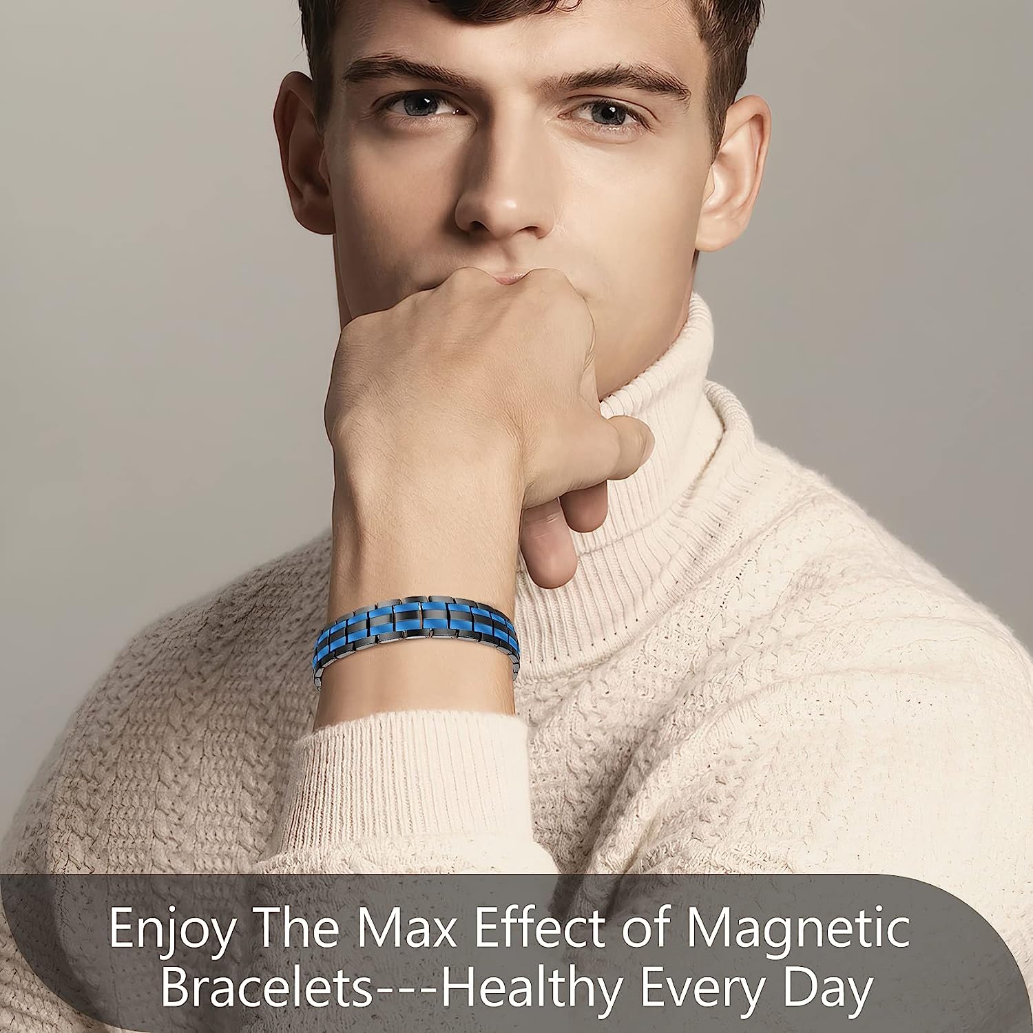 Germanium Infrared negative ion 4 Elements magnetic bracelet