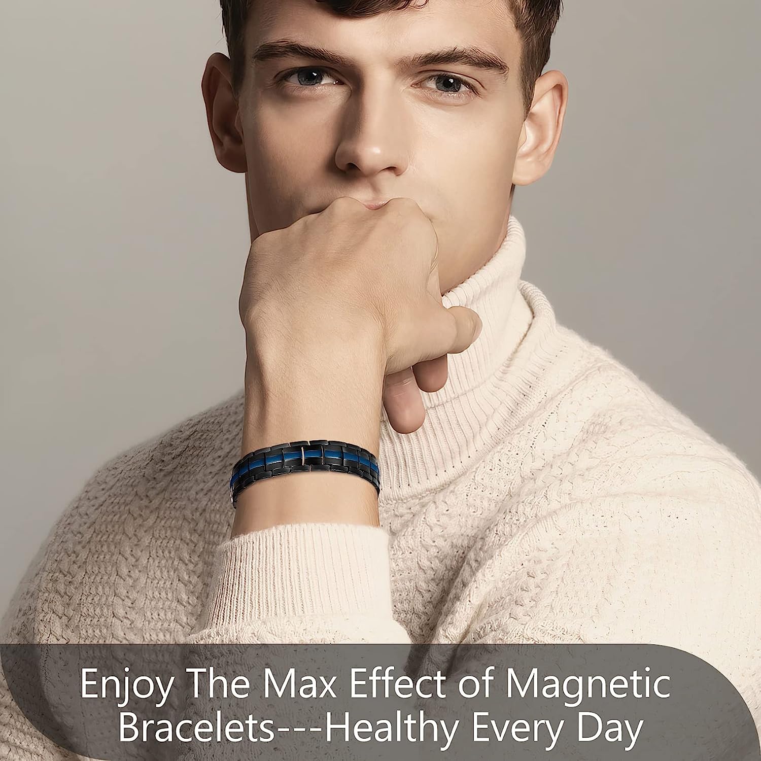 Germanium Infrared negative ion 4 Elements magnetic bracelet