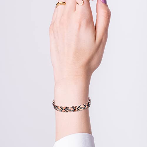Copper Bracelet for Women for 99.99% Solid Copper Magnetic Bracelets.