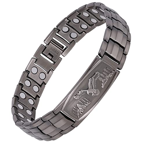 Eagle Pattern Pure Copper Bracelet for Men.