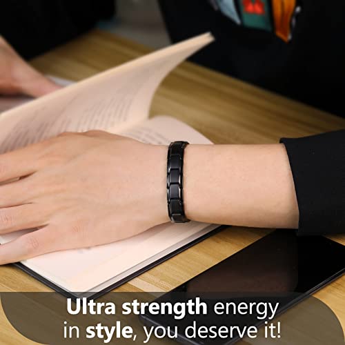 Titanium Steel Magnet Therapy Bracelets.