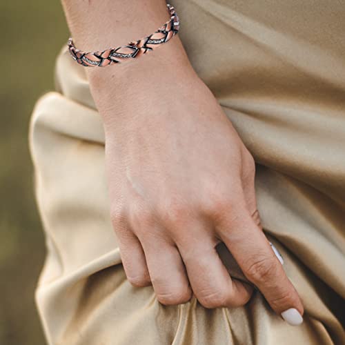 Copper Bracelet for Women for 99.99% Solid Copper Magnetic Bracelets.