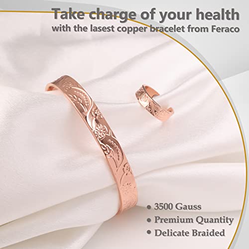 99.99% Pure Copper Magnetic Bangles.