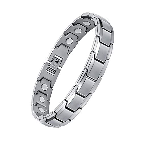 Titanium Steel Magnet Therapy Bracelets.