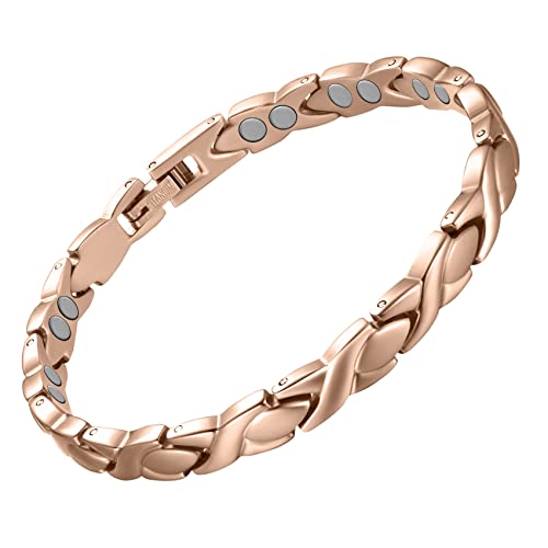 Unique X Shape Magnetic Bracelet for Women.
