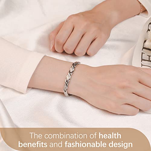 Unique X Shape Magnetic Bracelet for Women.
