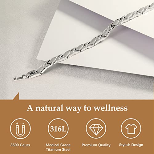 Unique X Shape Magnetic Bracelet for Women.