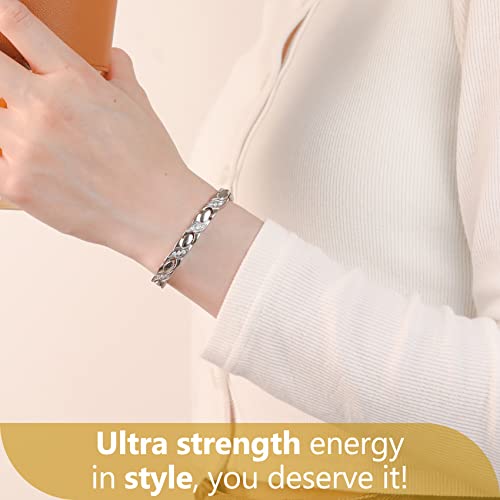 Sparkling Crystals Magnetic Bracelets for Women.