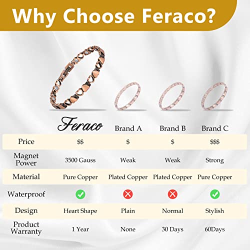 Love Magnetic Copper Anklets for Women.