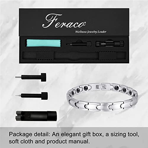 Black Gallstone Magnetic Bracelet for Women Elegant