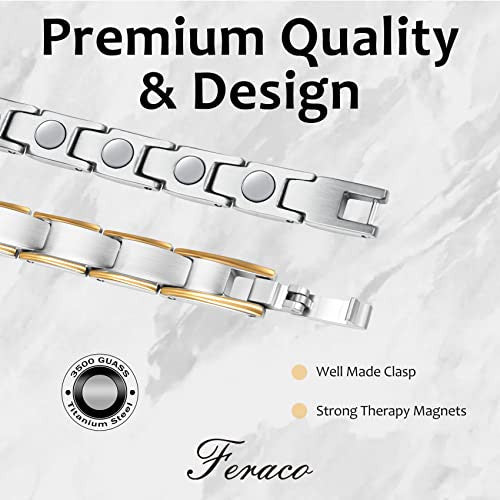 Titanium Steel Magnetic Bracelet for Women Arthritis.