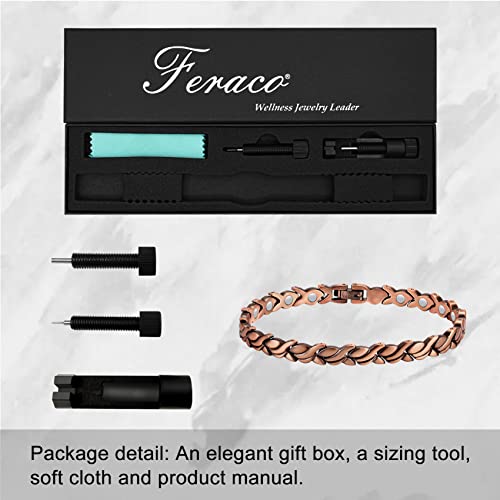 Unique X Shape Copper Bracelet for Women.