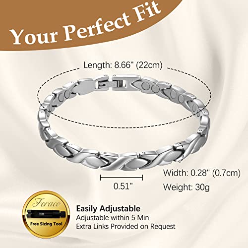 Unique X Shape Magnetic Bracelet for Women.