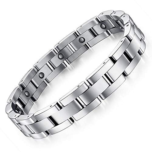 Mens Stainless Steel Sabona Bio Magnetic Wristband Therapy Ion Bracelets -  China Magnetic Therapy Bracelet and Bio Magnetic Bracelet price