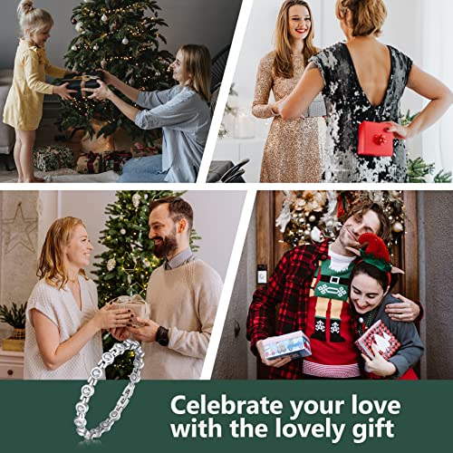 Gorgeous Sparkling Cubic Zirconia Magnetic Bracelet for Women.