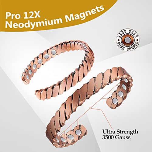 12X Strength Magnetic Bracelets for Men.