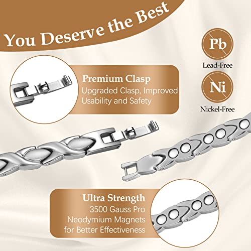 Unique X Shape Magnetic Bracelet for Women.