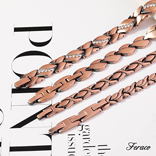 Copper Bracelet for Women for 99.99% Solid Copper Magnetic Bracelets.