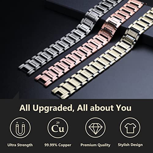 3X Strength Copper Magnetic Bracelet for men.