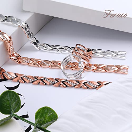 Unique X Shape 99.99% Solid Copper Magnetic Bracelets.