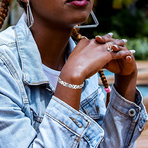 Unique X Shape 99.99% Solid Copper Magnetic Bracelets.