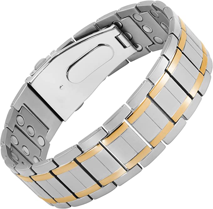 Triple Strength Pure Titanium Magnetic Bracelets for Men