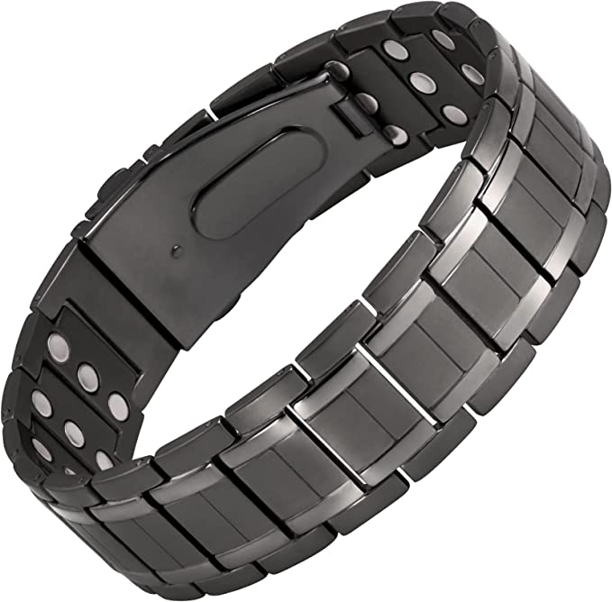 Triple Strength Pure Titanium Magnetic Bracelets for Men
