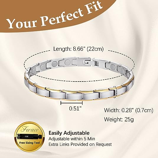 Adjustable Cuff Bracelet for Women 8mm Simple Health Energy Arthritis  Magnetic Therapy Pure Copper Bracelets Bangles Women