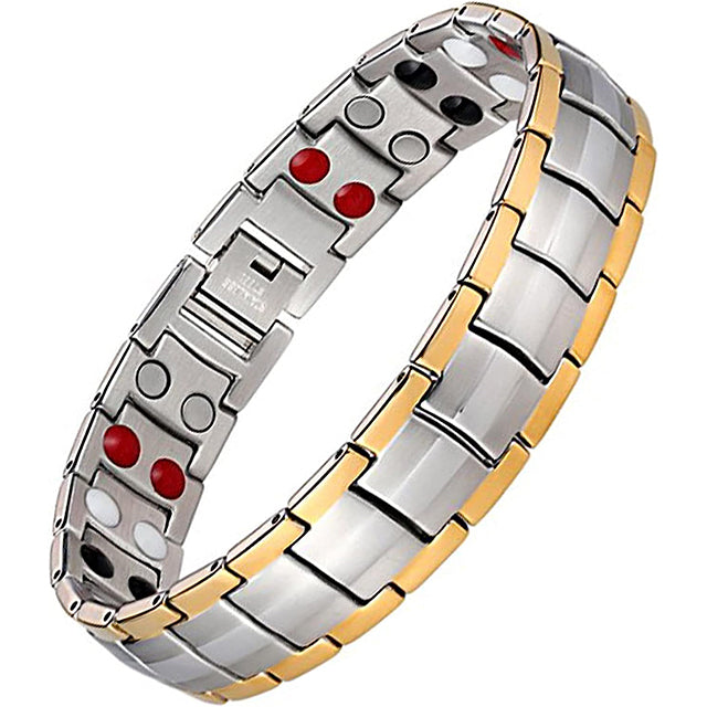 Germanium Infrared negative ion 4 Elements magnetic bracelet