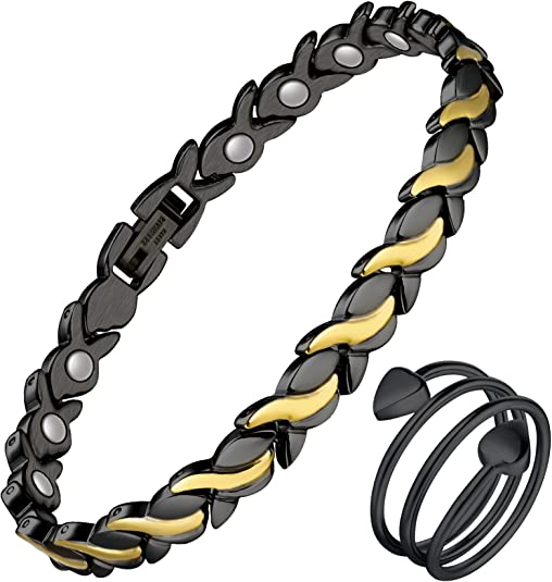 Lymph Detox Magnetic Bracelet Ring Magnet & Copper Ring