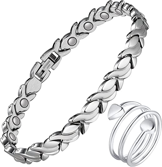 Lymph Detox Magnetic Bracelet Ring Magnet & Copper Ring