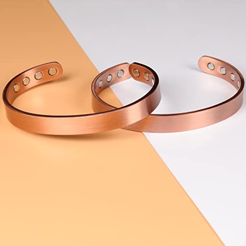 Pure Copper Sleek Magnetic Bracelet.