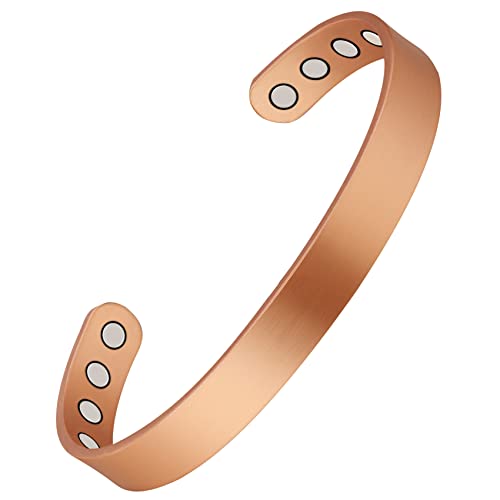 2 Pcs Copper Magnetic Cuff Bracelet.