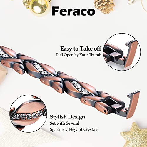 Copper Bracelet for Women for 99.99% Solid Copper Magnetic Bracelets.