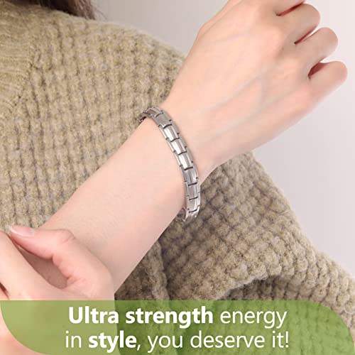flertal homoseksuel tjære Stylish and Beneficial Titanium Steel Magnetic Bracelet with Neodymium  Magnets