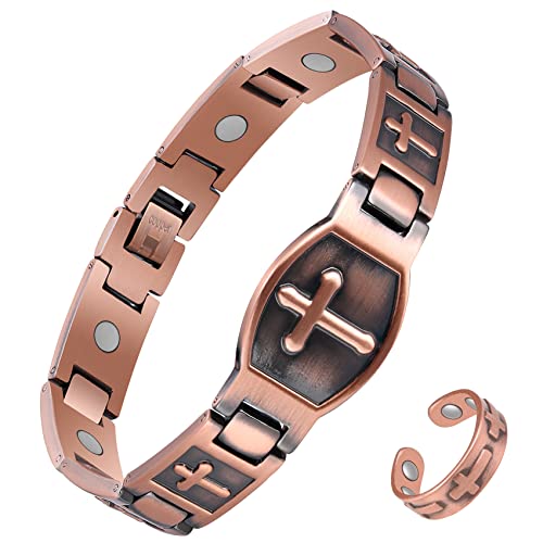 Eagle Pattern Pure Copper Bracelet for Men.