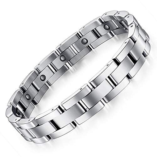 Stylish and Therapeutic Titanium Steel Magnetic Bracelets for Men