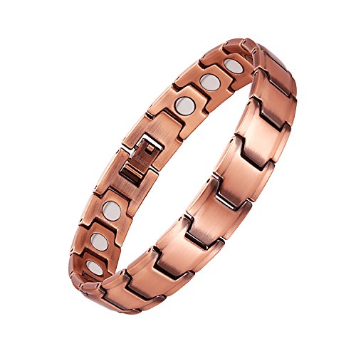 Copper Bracelet for Men 99.99% Solid Copper Magnetic Bracelet
