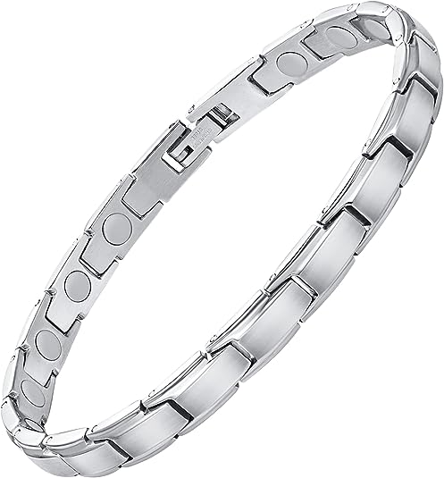 Stylish and Beneficial Titanium Steel Magnetic Bracelet with